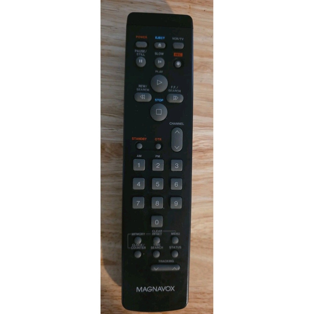 Magnavox VSQS1027 Remote Control VCR/TV Black Tested